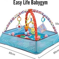 Easy Life Babygym - Speelkleed - Speeltapijt - Baby Speelgoed - Grijs -babygyms Winkel 550x473 5