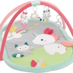 Babygym, Baby Cadeau - Jongen & Meisje, Dierenvriendjes Speelmat, Interactief Speelgoed - Multikleuren.