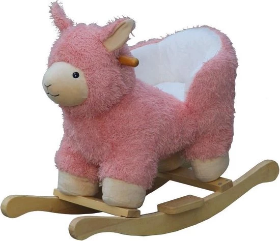 Cabino X Adventure Hobbelpaard / Schommelpaard Lama - Roze 1 Cabino X Adventure Hobbelpaard / Schommelpaard Lama - Roze