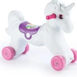 Moony Hobbelpaard – Wit Met Roze – Paarden - Schommelpaardje Baby – Unicorn – Hobbeldier – Hobbelpaard 1 Jaar – Schommeldier - Hobbelpaard Baby – Schommelpaard - Speelgoed Paard – Rijdend Paard - Speelgoed Paarden Meisjes -babygyms Winkel 550x482 4