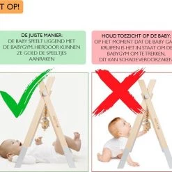 PRETTY PIP® Babygym Houten Baby Speelgoed Vanaf 0 Jaar - Kraamcadeau - Veilig - CE Gecertificeerd - Baby - Houten Speelgoed - Babyshower Cadeau - Beukenhout - Verschillende Kleuren- Zonder Hangers - Grijs 11 PRETTY PIP® Babygym Houten Baby Speelgoed Vanaf 0 Jaar - Kraamcadeau - Veilig - CE Gecertificeerd - Baby - Houten Speelgoed - Babyshower Cadeau - Beukenhout - Verschillende Kleuren- Zonder Hangers - Grijs -babygyms Winkel 550x484 2