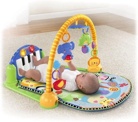 Fisher-Price Trappel En Speel-Piano - Speelmat Met Piano En 5 Speeltjes - Blauw 28 Fisher-Price Trappel En Speel-Piano - Speelmat Met Piano En 5 Speeltjes - Blauw - Afbeelding 28