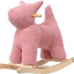 Label Label Hond Roze Hobbeldier LLRT-23176 -babygyms Winkel 550x486 4