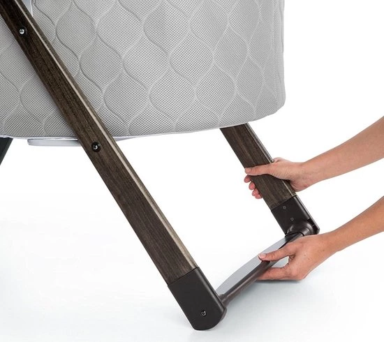 Bright Starts FoldAway Rocking Wood Bassinet - Carrington 2 Bright Starts FoldAway Rocking Wood Bassinet - Carrington - Afbeelding 2