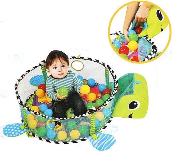 Toddly Eyzo Schildpadden Speelmat - Verstelbaar Speelkleed Met Ballenbak 3 Toddly Eyzo Schildpadden Speelmat - Verstelbaar Speelkleed Met Ballenbak - Afbeelding 3