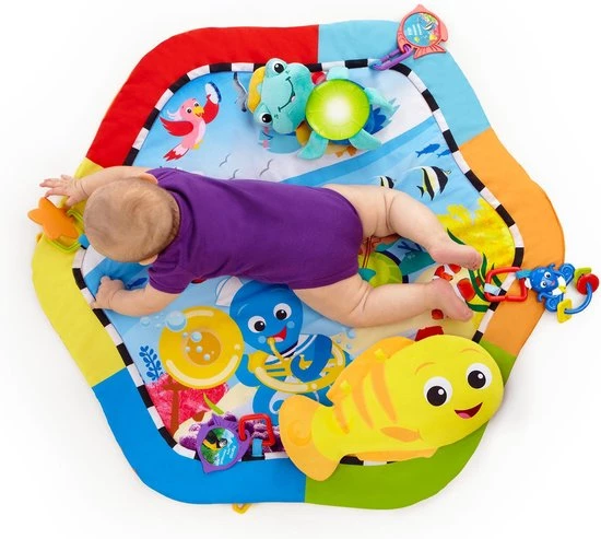Babygym, Baby Cadeau - Jongen & Meisje, Dierenvriendjes Speelmat, Interactief Speelgoed - Multikleuren. 5 Babygym, Baby Cadeau - Jongen & Meisje, Dierenvriendjes Speelmat, Interactief Speelgoed - Multikleuren. - Afbeelding 5