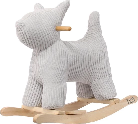 Label Label Hond Grijs Hobbeldier LLRT-23169 1 Label Label Hond Grijs Hobbeldier LLRT-23169