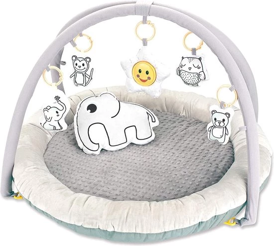 Babygym, Baby Cadeau - Jongen & Meisje, Dierenvriendjes Speelmat, Interactief Speelgoed – Multikleuren 1 Babygym, Baby Cadeau - Jongen & Meisje, Dierenvriendjes Speelmat, Interactief Speelgoed – Multikleuren
