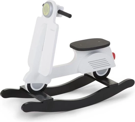 Childhome - Scooter - Wit - Houten Schommelpaard 6 Childhome - Scooter - Wit - Houten Schommelpaard - Afbeelding 6