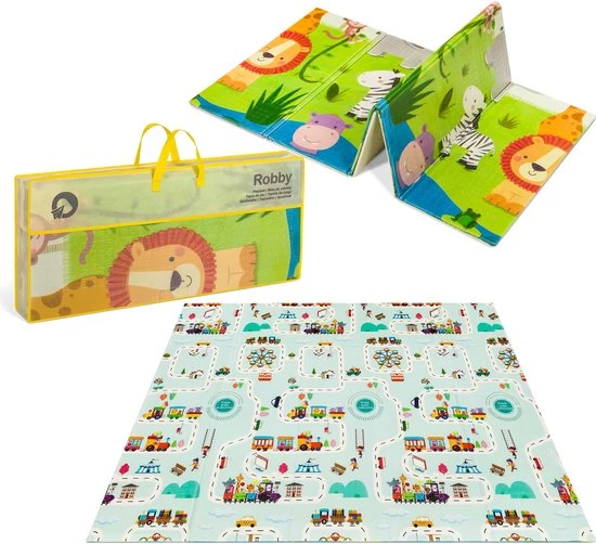 Lionelo Robby - Babygym - 2 In 1 Speelkleed - 5 Speelgoed 4 Lionelo Robby - Babygym - 2 In 1 Speelkleed - 5 Speelgoed - Afbeelding 4