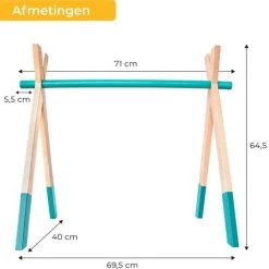 PRETTY PIP® Babygym Houten Baby Speelgoed Vanaf 0 Jaar - Kraamcadeau - Veilig - CE Gecertificeerd - Baby - Houten Speelgoed - Babyshower Cadeau - Beukenhout - Verschillende Kleuren- Zonder Hangers - Blauw Groen 23 PRETTY PIP® Babygym Houten Baby Speelgoed Vanaf 0 Jaar - Kraamcadeau - Veilig - CE Gecertificeerd - Baby - Houten Speelgoed - Babyshower Cadeau - Beukenhout - Verschillende Kleuren- Zonder Hangers - Blauw Groen -babygyms Winkel 550x505
