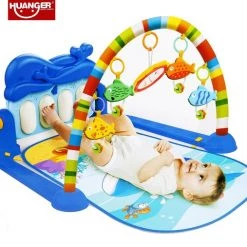 Huanger Babygym Met Speeltjes En Piano Voor Baby 0-2 Jaar - Babymat - Baby Speelmat - Interactief Speelmat -babygyms Winkel 550x507 1