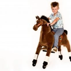 Animal Riding Paard Amadeus Bruin Medium / Large - Rijdend Paardenspeelgoed - Paardenspeelgoed - Speelgoed Vanaf 3 Jaar - Zadelhoogte 68 CM- Verstelbaar Pedaal 3 Standen - Afneembaar Zadel -babygyms Winkel 550x507 4