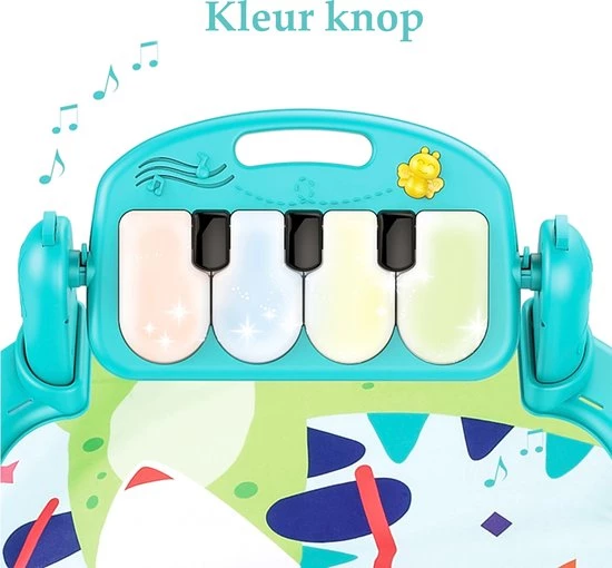 Ibi-Inn Babygym Met Speeltjes En Piano Voor Baby 0-3 Jaar - Babymat - Baby Speelmat - Interactief Speelmat 7 Ibi-Inn Babygym Met Speeltjes En Piano Voor Baby 0-3 Jaar - Babymat - Baby Speelmat - Interactief Speelmat - Afbeelding 7