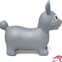 Hippy Skippy Konijn Skippybal - 81 Cm - Grijs -babygyms Winkel 550x516 4