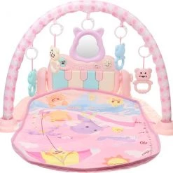 INSMA 3 In 1 Babygym - Speelgoed 1 Jaar - Speelmat Baby - Roze -babygyms Winkel 550x520 3