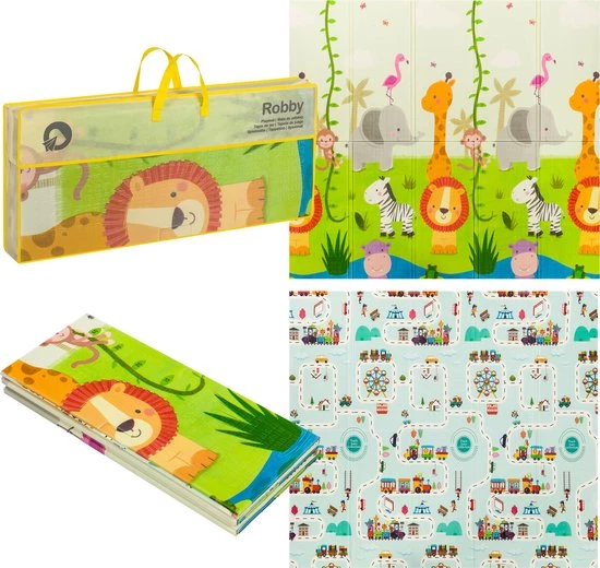 Lionelo Robby - Babygym - 2 In 1 Speelkleed - 5 Speelgoed 1 Lionelo Robby - Babygym - 2 In 1 Speelkleed - 5 Speelgoed