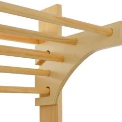 VidaXL Wandklimrek 80x55x220 Cm Hout -babygyms Winkel 550x521 6