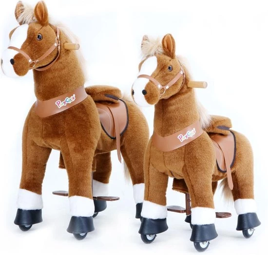 PonyCycle Lichtbruin Met Witte Bles, Klein - Ux324 5 PonyCycle Lichtbruin Met Witte Bles, Klein - Ux324 - Afbeelding 5