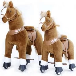 PonyCycle Lichtbruin Met Witte Bles, Groot - Ux424 8 PonyCycle Lichtbruin Met Witte Bles, Groot - Ux424 -babygyms Winkel 550x530 12