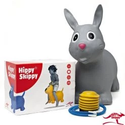 Hippy Skippy Konijn Skippybal - 81 Cm - Grijs -babygyms Winkel 550x530 13