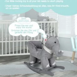 Infantastic GoodVibes - Hobbelpaard Voor Baby En Kind - Schommel Olifant - Stevige Constructie - Knuffelzacht Met Geluidseffecten - Grijs 19 Infantastic GoodVibes - Hobbelpaard Voor Baby En Kind - Schommel Olifant - Stevige Constructie - Knuffelzacht Met Geluidseffecten - Grijs -babygyms Winkel 550x530 14