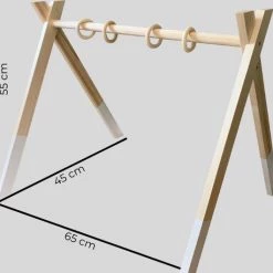 Skodie Babygym - Houten Baby Speelgoed - Handgemaakt - Speelboog - Duurzaam - Vanaf 0 Maanden -babygyms Winkel 550x530