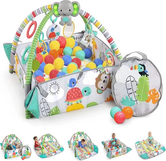 Babygym, Baby Cadeau - Jongen & Meisje, Dierenvriendjes Speelmat, Interactief Speelgoed - Multikleuren. 1 Babygym, Baby Cadeau - Jongen & Meisje, Dierenvriendjes Speelmat, Interactief Speelgoed - Multikleuren.