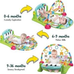 Babygym, Baby Cadeau - Jongen & Meisje, Dierenvriendjes Speelmat, Interactief Speelgoed – Multikleuren 6 Babygym, Baby Cadeau - Jongen & Meisje, Dierenvriendjes Speelmat, Interactief Speelgoed – Multikleuren -babygyms Winkel 550x535 11