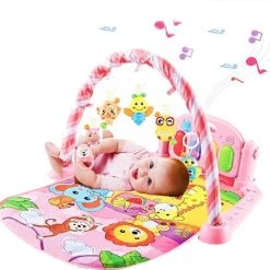 Huanger Babygym Met Speeltjes En Piano Voor Baby 0-2 Jaar - Babymat - Baby Speelmat - Interactief Speelmat -babygyms Winkel 550x535