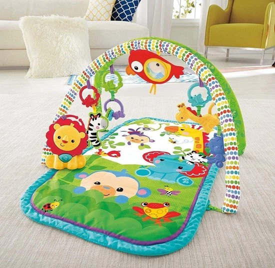 Fisher-Price 3-In-1 Musical Rainforest Activity Gym 2 Fisher-Price 3-In-1 Musical Rainforest Activity Gym - Afbeelding 2