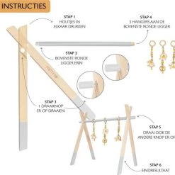 PRETTY PIP® Babygym Houten Baby Speelgoed Vanaf 0 Jaar - Kraamcadeau - Veilig - CE Gecertificeerd - Baby - Houten Speelgoed - Babyshower Cadeau - Beukenhout - Verschillende Kleuren- Zonder Hangers - Grijs 10 PRETTY PIP® Babygym Houten Baby Speelgoed Vanaf 0 Jaar - Kraamcadeau - Veilig - CE Gecertificeerd - Baby - Houten Speelgoed - Babyshower Cadeau - Beukenhout - Verschillende Kleuren- Zonder Hangers - Grijs -babygyms Winkel 550x538 3