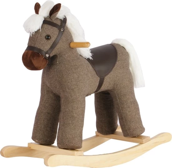 Tryco Milo Bruin Hobbelpaard 18m+ TR-120108 1 Tryco Milo Bruin Hobbelpaard 18m+ TR-120108