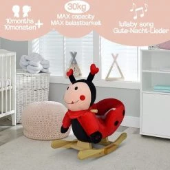 Infantastic- Schommel Lieveheersbeestje, Hobbel Lieveheersbeestje -muziekfunctie -babygyms Winkel 550x541 11
