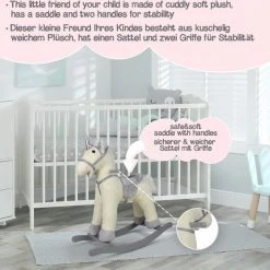 Infantastic GoodVibes - Hobbelpaard Voor Kinderen - Schommelpaard Silver Unicorn - Stevige Constructie - Knuffelzacht Met Geluidseffecten - Zilveren Eenhoorn -babygyms Winkel 550x542 17