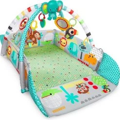 Babygym, Baby Cadeau - Jongen & Meisje, Dierenvriendjes Speelmat, Interactief Speelgoed - Multikleuren.