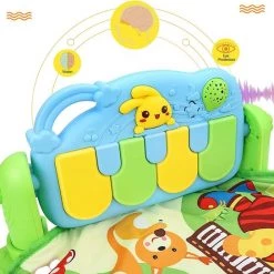Babygym, Baby Cadeau - Jongen & Meisje, Dierenvriendjes Speelmat, Interactief Speelgoed - Multikleuren. -babygyms Winkel 550x544 9