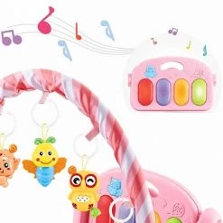 Huanger Babygym Met Speeltjes En Piano Voor Baby 0-2 Jaar - Babymat - Baby Speelmat - Interactief Speelmat -babygyms Winkel 550x546