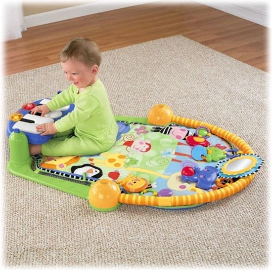 Fisher-Price Trappel En Speel-Piano - Speelmat Met Piano En 5 Speeltjes - Blauw 29 Fisher-Price Trappel En Speel-Piano - Speelmat Met Piano En 5 Speeltjes - Blauw - Afbeelding 29