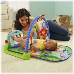 Fisher-Price Trappel En Speel-Piano - Speelmat Met Piano En 5 Speeltjes - Blauw 68 Fisher-Price Trappel En Speel-Piano - Speelmat Met Piano En 5 Speeltjes - Blauw -babygyms Winkel 550x548