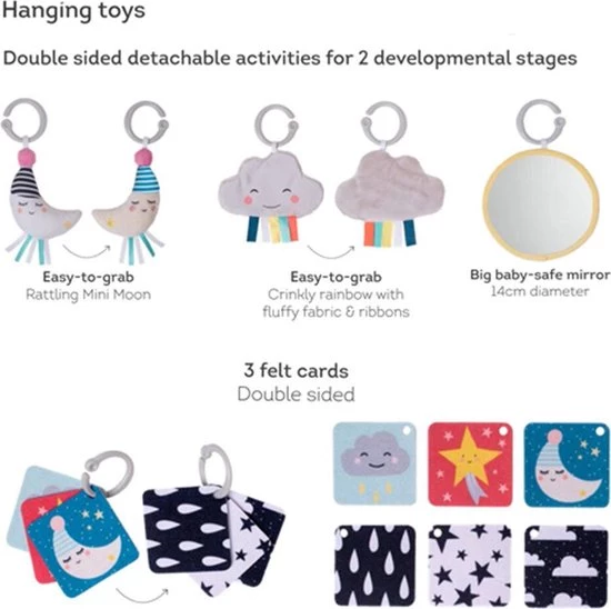 Taf Toys Babygym Magical Mini Moon Junior 87 X 48 Cm Geel 4 Taf Toys Babygym Magical Mini Moon Junior 87 X 48 Cm Geel - Afbeelding 4