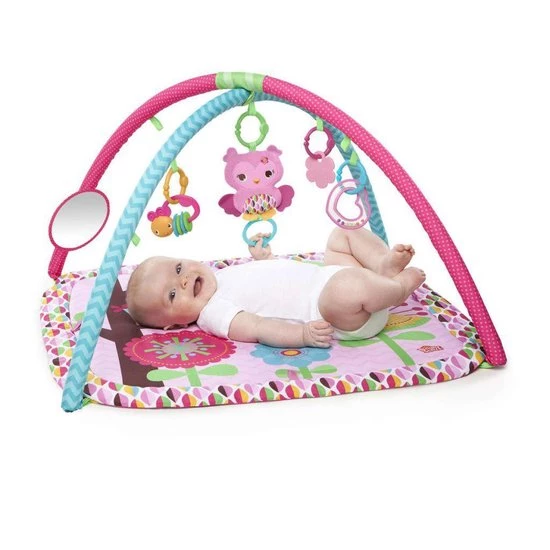 Bright Starts Pink Charming Chirps Activity Gym 2 Bright Starts Pink Charming Chirps Activity Gym - Afbeelding 2