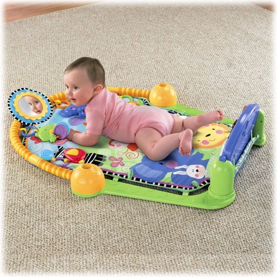 Fisher-Price Trappel En Speel-Piano - Speelmat Met Piano En 5 Speeltjes - Blauw 31 Fisher-Price Trappel En Speel-Piano - Speelmat Met Piano En 5 Speeltjes - Blauw - Afbeelding 31