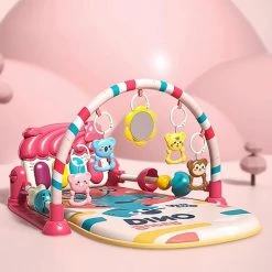 Ibi-Inn Babygym Met Speeltjes En Piano Voor Baby 0-3 Jaar - Babymat - Baby Speelmat - Interactief Speelmat