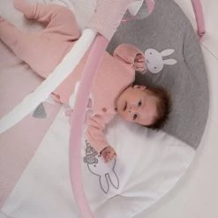 Nijntje Speelkleed Met Boog Pink Baby Rib -babygyms Winkel 550x550 202
