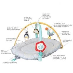 Taf Toys Babynestje En Babygym In 2 In 1 Met Afneembare Bogen En Speeltjes - Met Licht En Afneembaar Muziekdoosje -babygyms Winkel 550x550 299