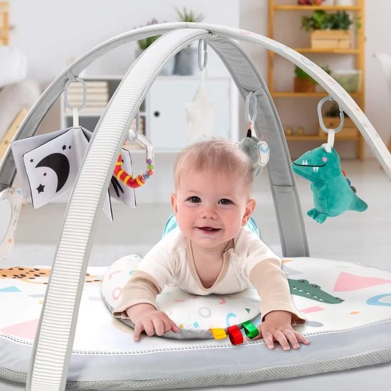 Babygym - Dikke Speelmat Voor Baby - Geschikt Voor Harde Vloeren - Spelend Leren - Lekker Zacht 3 Babygym - Dikke Speelmat Voor Baby - Geschikt Voor Harde Vloeren - Spelend Leren - Lekker Zacht - Afbeelding 3