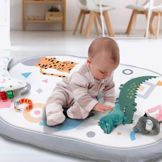 Babygym - Dikke Speelmat Voor Baby - Geschikt Voor Harde Vloeren - Spelend Leren - Lekker Zacht 4 Babygym - Dikke Speelmat Voor Baby - Geschikt Voor Harde Vloeren - Spelend Leren - Lekker Zacht - Afbeelding 4