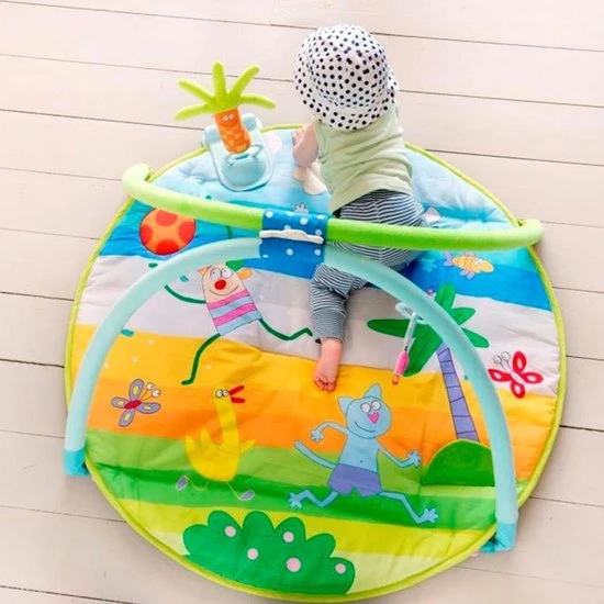 Taf Toys Baby Gym - Speelkleed Met Afneembare Bogen En Speeltjes - 0 - 24 Mnd 4 Taf Toys Baby Gym - Speelkleed Met Afneembare Bogen En Speeltjes - 0 - 24 Mnd - Afbeelding 4