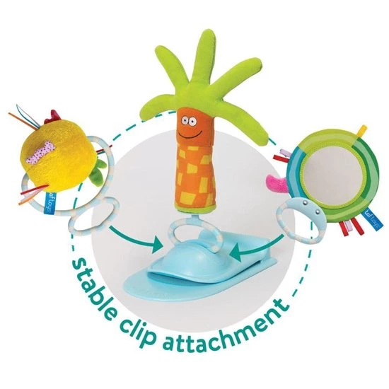 Taf Toys Baby Gym - Speelkleed Met Afneembare Bogen En Speeltjes - 0 - 24 Mnd 6 Taf Toys Baby Gym - Speelkleed Met Afneembare Bogen En Speeltjes - 0 - 24 Mnd - Afbeelding 6
